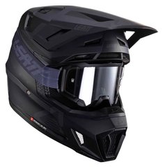 Мотошлем LEATT Helmet Moto 7.5 + Goggle Stealth L