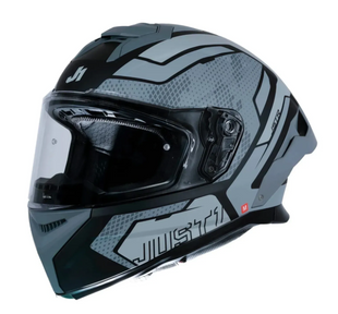 Мотошолом Just1 J-STR Union Grey Black Matt S