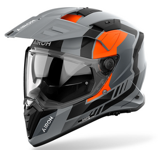 Шолом AIROH BANDIT HORN orange matt L