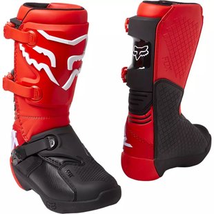 Мотоботы FOX Comp Youth Boot Flo Red 2