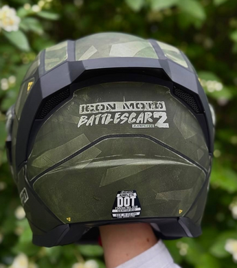 Мотошолом Icon Airflite Battlescar Green L