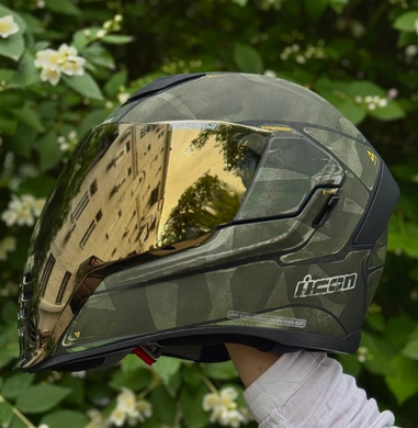 Мотошолом Icon Airflite Battlescar Green L