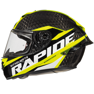 Мотошлем MT RAPIDE Pro Carbon Gloss Fluor Yellow L
