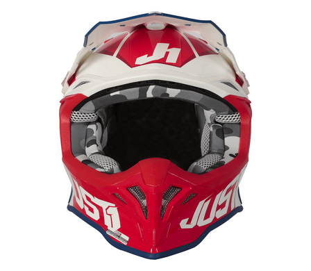 Мотошлем Just1 J39 Stars Red Blue White L