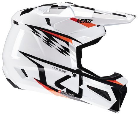 Шолом LEATT Moto 3.5 Helmet + Goggle White XS
