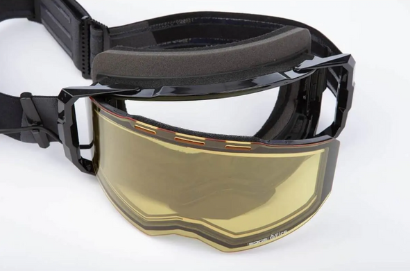 Мото окуляри KLim Edge eFire Slope Black Light Yellow Tint