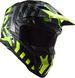 Мотошолом LS2 MX703 C X-Force Barrier Hi-Viz Yellow Green XXXL