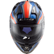 Мотошолом LS2 FF327 Challenger Galactic Blue Fluo Orange