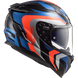 Мотошолом LS2 FF327 Challenger Galactic Blue Fluo Orange