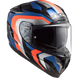 Мотошолом LS2 FF327 Challenger Galactic Blue Fluo Orange