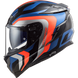 Мотошолом LS2 FF327 Challenger Galactic Blue Fluo Orange