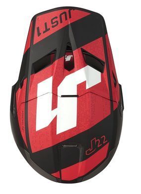 Мотошолом Just1 J22 Adrenaline Red Carbon Matt XL