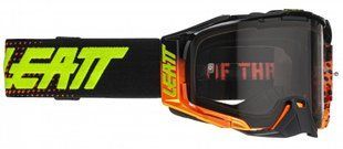 Маска кросова LEATT Goggle Velocity 6.5 - Light Grey Orange Colored Lens