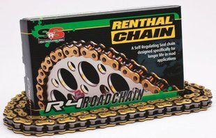 Ланцюг Renthal R4 Road SRS Chain 525 Gold 525-120L / SRS Ring
