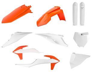Пластик Polisport MX kit - KTM (19-) Orange/White KTM