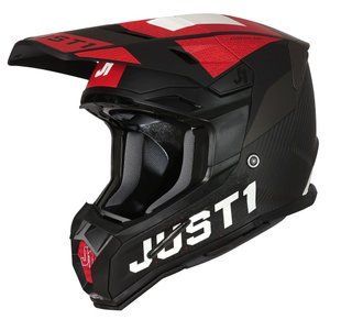 Мотошолом Just1 J22 Adrenaline Red Carbon Matt XL
