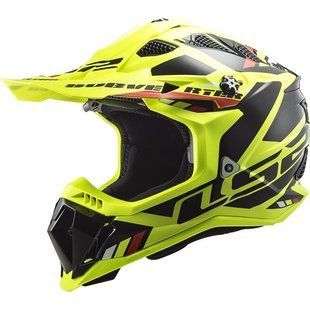 Мотошолом LS2 MX700 Subverter EVO Stomp Hi-Vis Yellow Black L