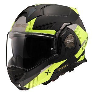 Мотошолом LS2 FF901 Advant X Oblivion Matt Black Hi-Viz Yellow S