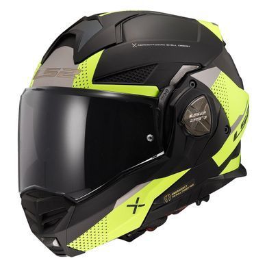 Мотошолом LS2 FF901 Advant X Oblivion Matt Black Hi-Viz Yellow S