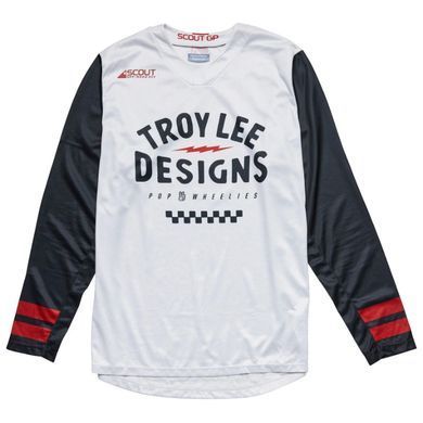 Мото джерсі TLD Scout GP Jersey RIDE ON CHARCOAL/VINTAGE WHITE XXL