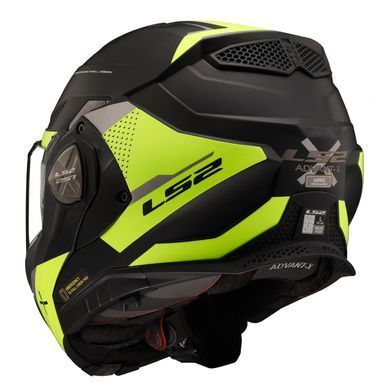 Мотошолом LS2 FF901 Advant X Oblivion Matt Black Hi-Viz Yellow S