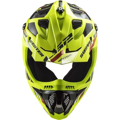 Мотошлем LS2 MX700 Subverter EVO Stomp Hi-Vis Yellow Black L