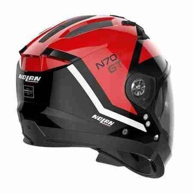 Мотошолом Nolan N70-2 GT GLARING N-COM Red L