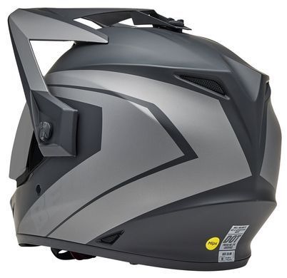 Мотошолом BELL MX-9 Adventure - BLACKOUT Grey L