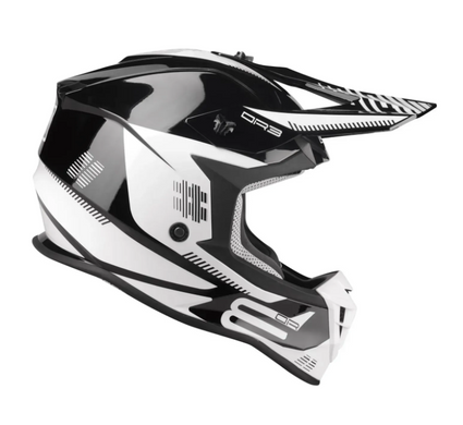 Мотошлем LAZER OR3 PP3 Black White S