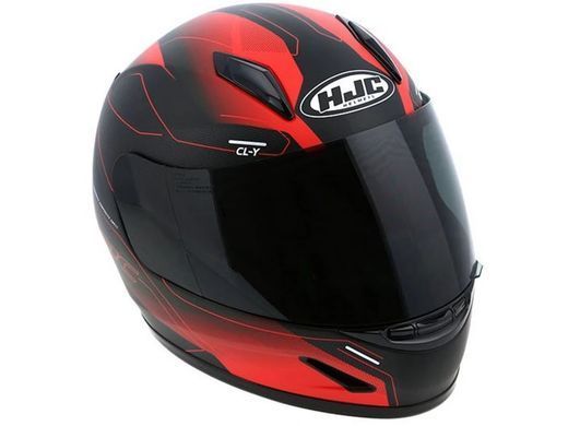 Мотошолом HJC дитячий CLY TAZE MC1SF black red S