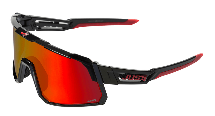 Окуляри Just1 Sniper Black-Red With Red Mirror Lens
