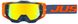 Маска кросова Just1 Goggle Iris 2.0 Logo Orange - Grey Mirror Red Lens