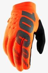 Зимние мотоперчатки 100% BRISKER Glove Fluo Orange S (8)