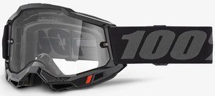 Окуляри 100% ACCURI 2 Enduro Black - Clear Dual Lens, Dual Clear Lens
