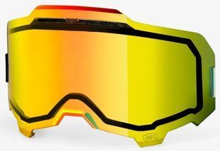 Лінза 100% ARMEGA/ARmatic Dual Vented Lens [Mirror Gold], Dual Mirror Gold Lens