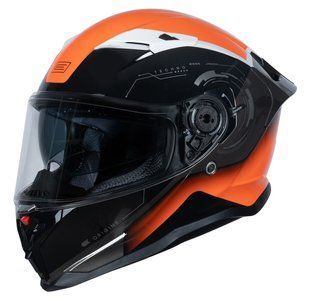Мотошолом Origine Force Techno Fluo Orange Titanium Gloss