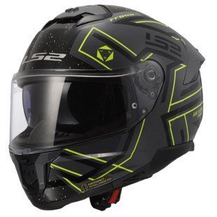 Мотошлем LS2 FF808 Stream 2 Maze Matt Grey Black L