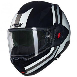 Мотошолом Nolan N120-1 LINEO Black-White