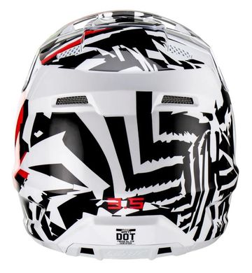 Мотошлем LEATT Helmet Moto 3.5 + Goggle Zebra L