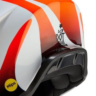 Мотошолом FOX V3 HELMET - MAGNETIC White, L