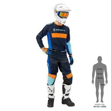 Штани кросові Pant 350 Race Evo blue orange 34