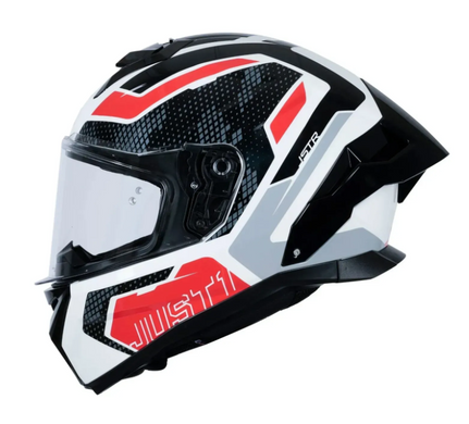 Мотошолом Just1 J-STR Union Red White Gloss S