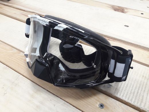 Мотоочки MT Goggles Mx Evo Stripes Black/White