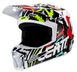 Мотошлем LEATT Helmet Moto 3.5 + Goggle Zebra L