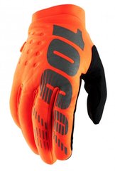 Зимние мотоперчатки 100% BRISKER Glove Fluo Orange S (8)