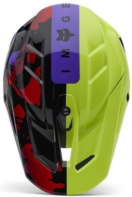 Шолом FOX V3 HELMET - THROTTLE Flo Yellow XXL