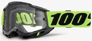 Окуляри 100% ACCURI 2 Enduro Neon Yellow - Clear Dual Lens, Dual Clear Lens