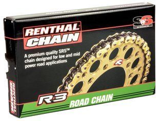 Ланцюг Renthal R3-3 Chain - 520 Gold, 520-130L / Seal Ring