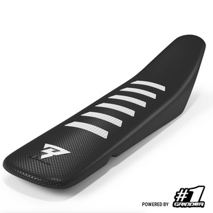 Чохол для мотосидіння Onegripper MR74 V2 RIBBED Edition - Black/White