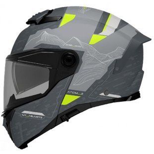 Мотошлем MT ATOM 2 SV HIGHLANDS E2 Matt S +Pinlock